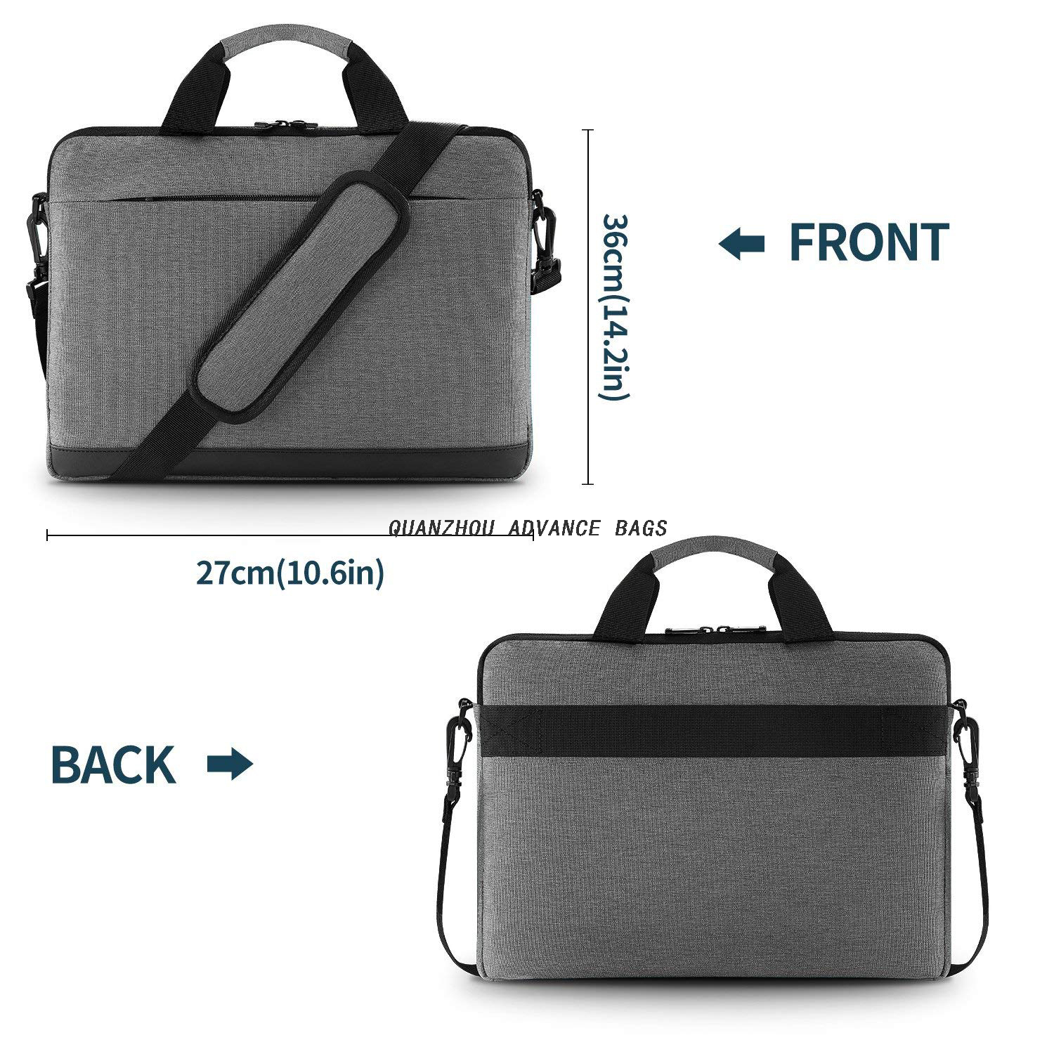 2021 Hot Sale 15.6 inch Factory Custom Laptop Bag and Cases High Quality Business Bag Computer Messenger Bag