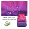 Drawstring Backpack Bag with Shoe Compartment String Cinch Sackpack for Unisex
