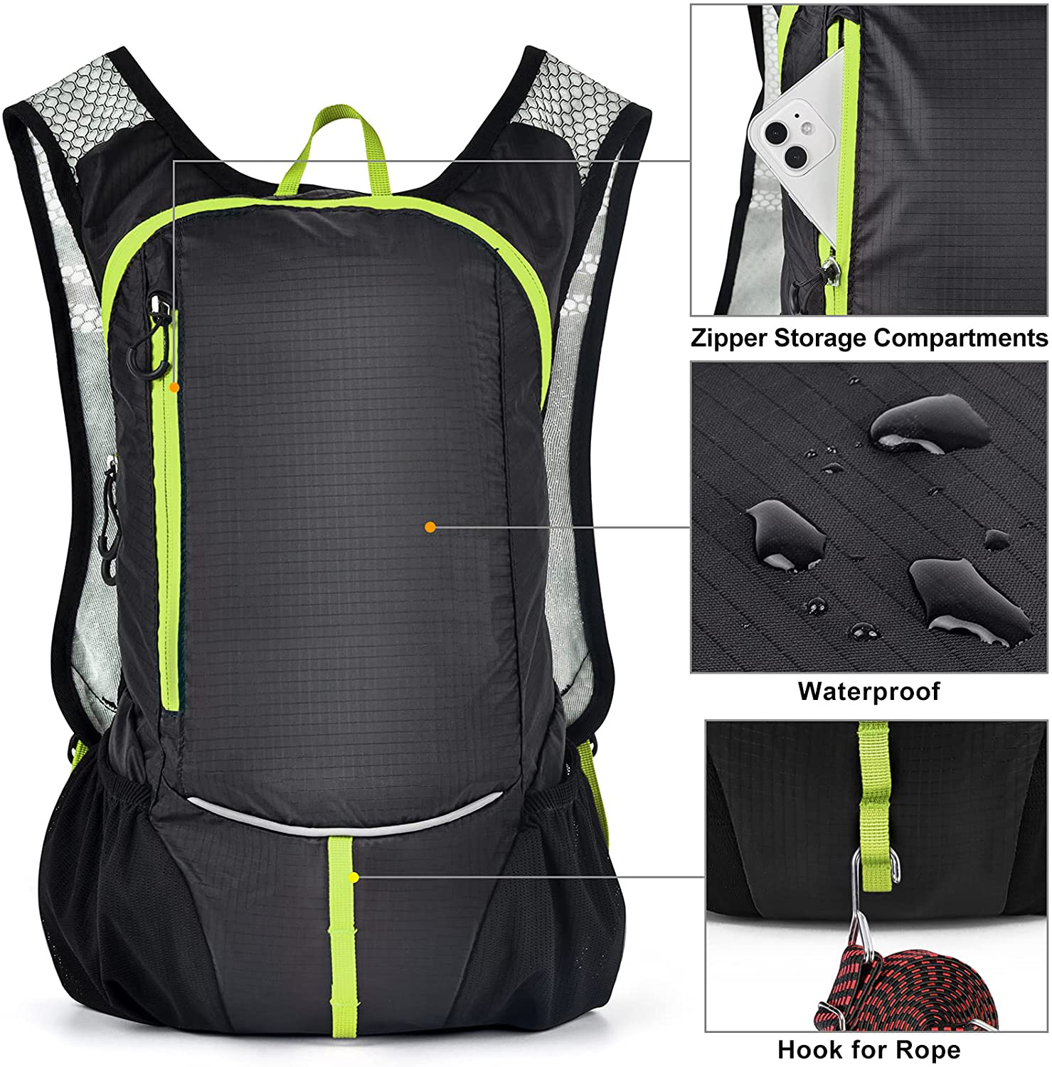 High Quality Outdoor bicycle trail riding bag hiking sport men cycling running pack rugged hydration backpack Hydration Backpack Bag
