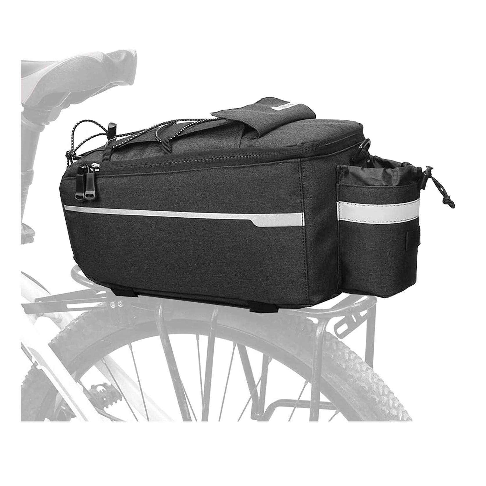 Professional Waterproof Travel Bike Carry Bag waterproof mountain bike road bike double pannier rear bag bicycle saddle rack travel bag for Frame