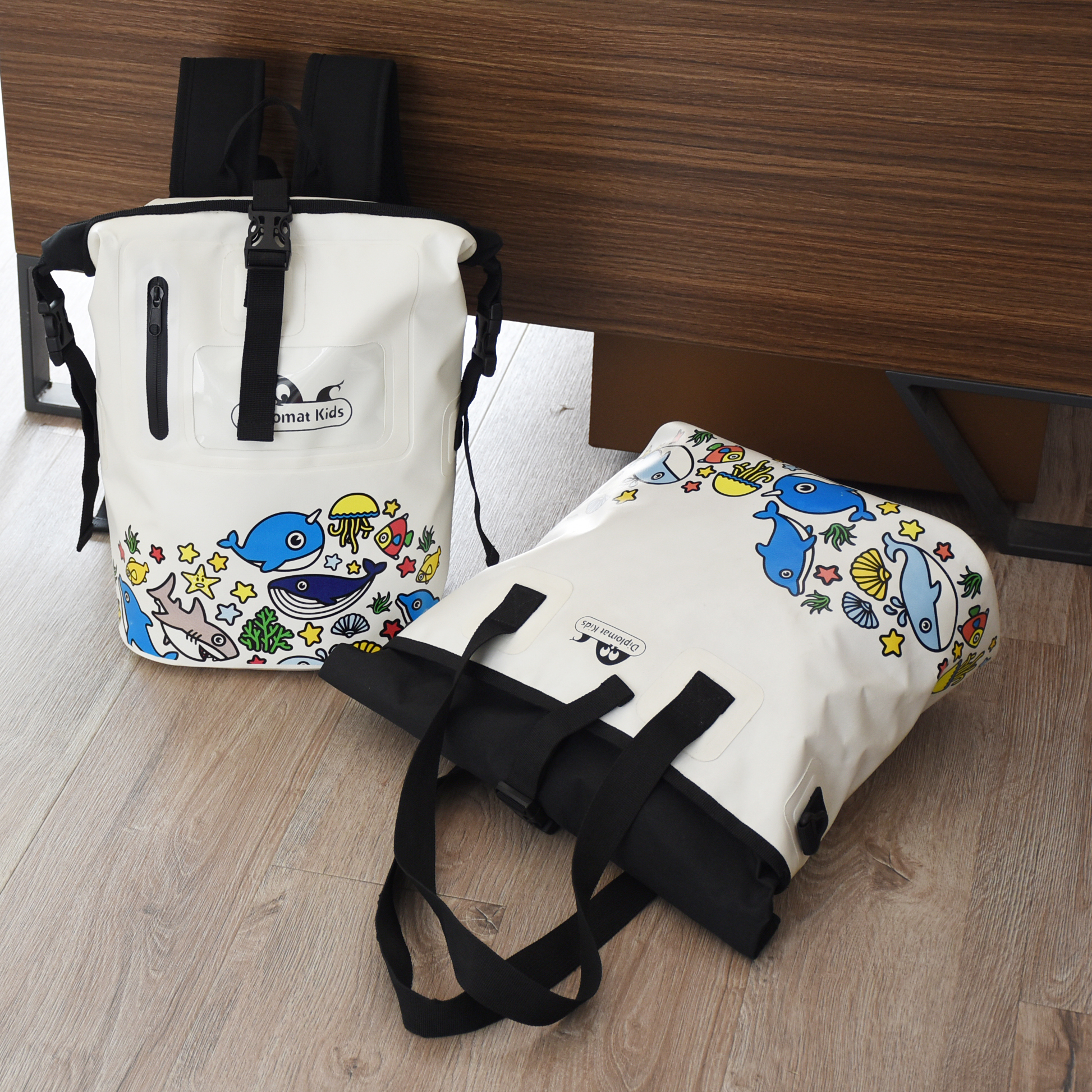 Custom Design Waterproof Dry Bag Backpack For Boating Kayaking Rafting Cycling PVC Beach Swimming Bag