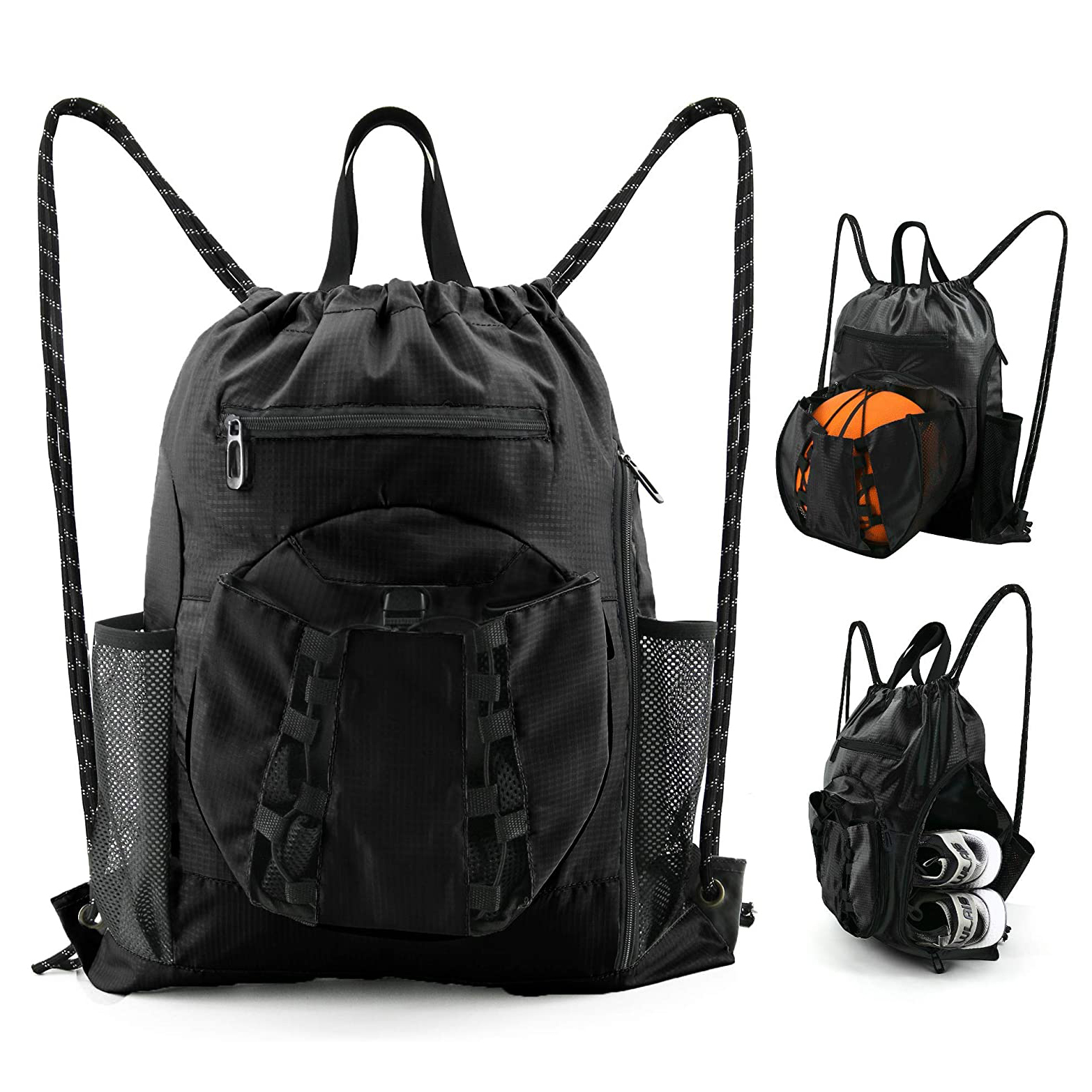 GYM Basketball Backpack for Men Soccer Bag with BallCompartment & Shoe Compartment for Basketball, Soccer,Volleyball Training