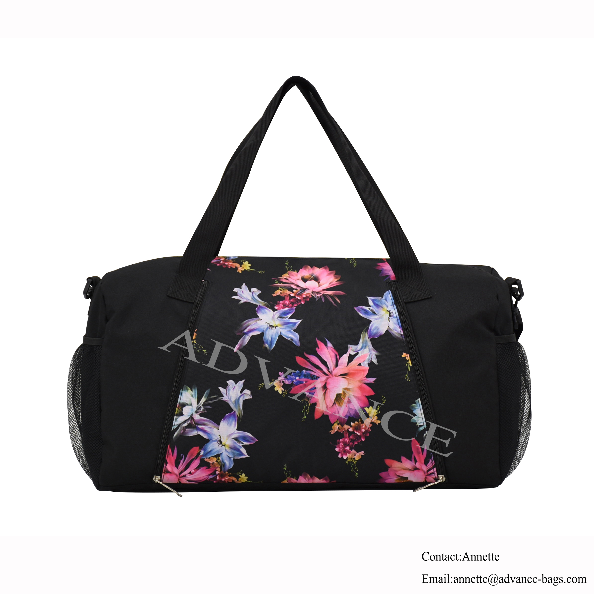 Advance OEM And ODM Custom Luggage travel bags high capacity stylish gym sports outdoor compartment bag duffel Bag YOGA Bag With Printing