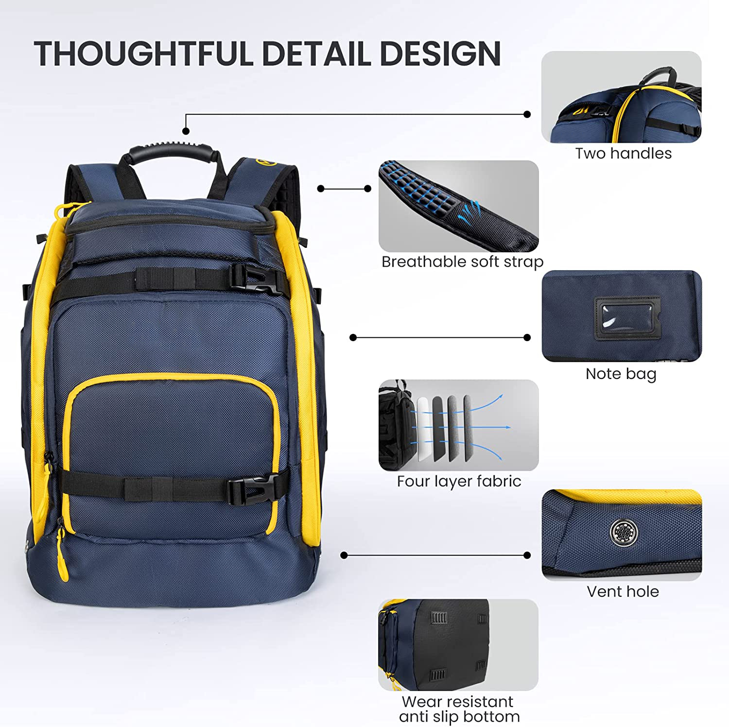 Multifunctional Factory Ski Boot Bag Outdoor Sport Snowboard Backpack Bag Camping Hiking Knapsack lightweight Snowboard Bag