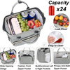  Portable Bag Picnic Bag Refrigerator Backpack Food Cooler Bags Fridge Bag Isothermal Camping Supplies Thermal Lunch Insulated Food Cooler Bag Outdoor Cooler bag