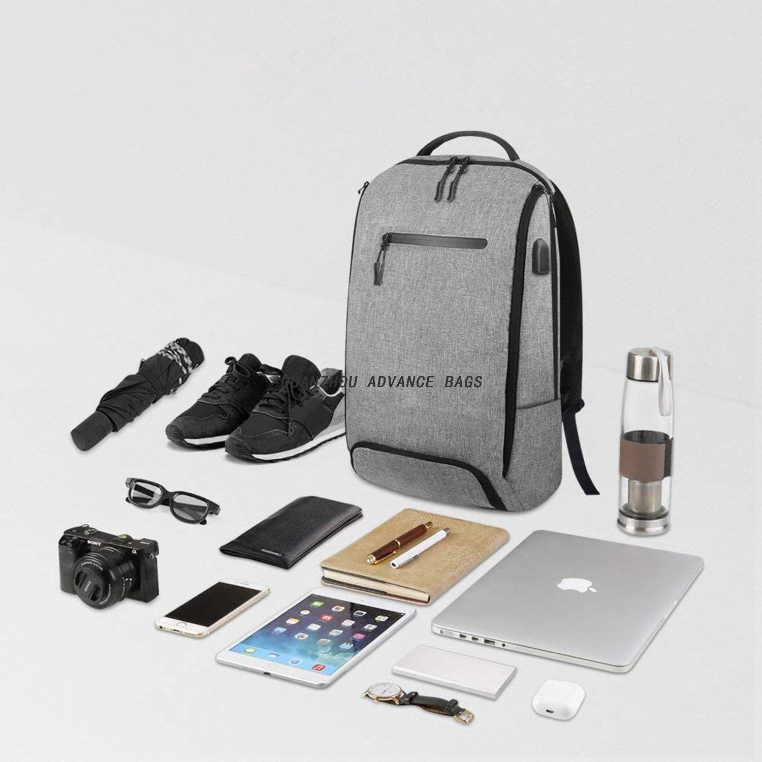 Anti-theft USB charging briefcase notebook bags business laptop backpack College Backpack Travel Daypack Laptop Backpack For Men And Women 