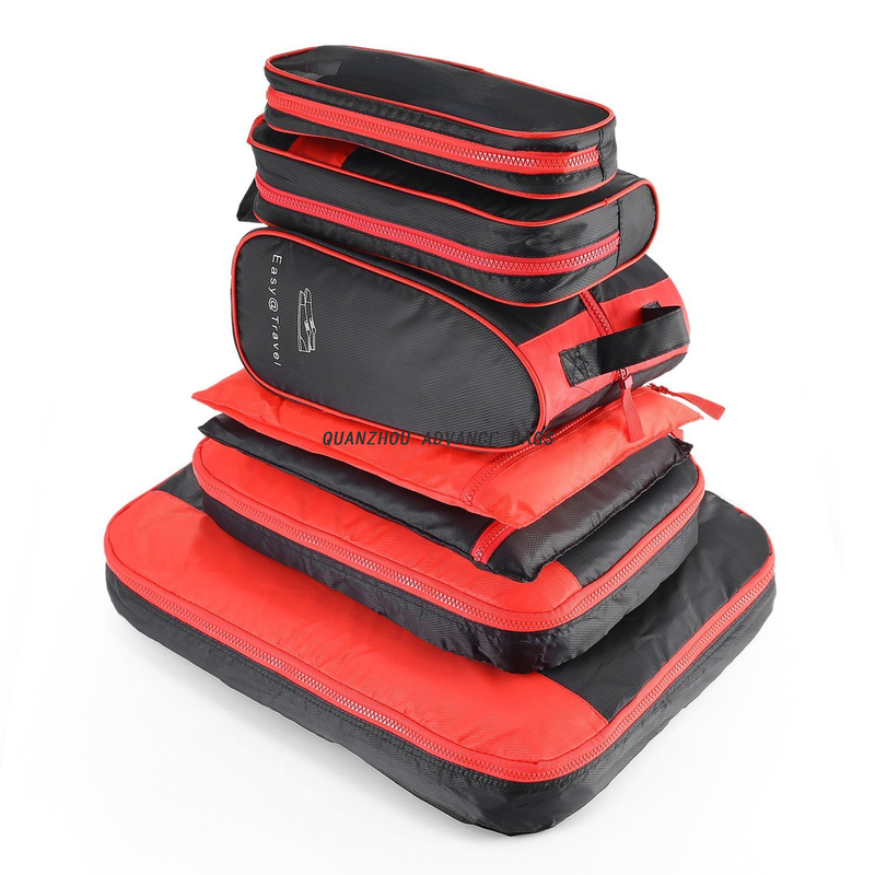 Travel organizer bag set Foldable BAG lightweight Travel Luggage Organizer Bags 7 pcs Packing Cubes bag Set Custom Waterproof 