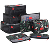 Hot Sell Fashion Custom Travel organizer bag Foldable BAG lightweight Bulk Polyester Ziplock Recycled Black Makeup Washing Cosmetic Bag&Case Custom Waterproof 