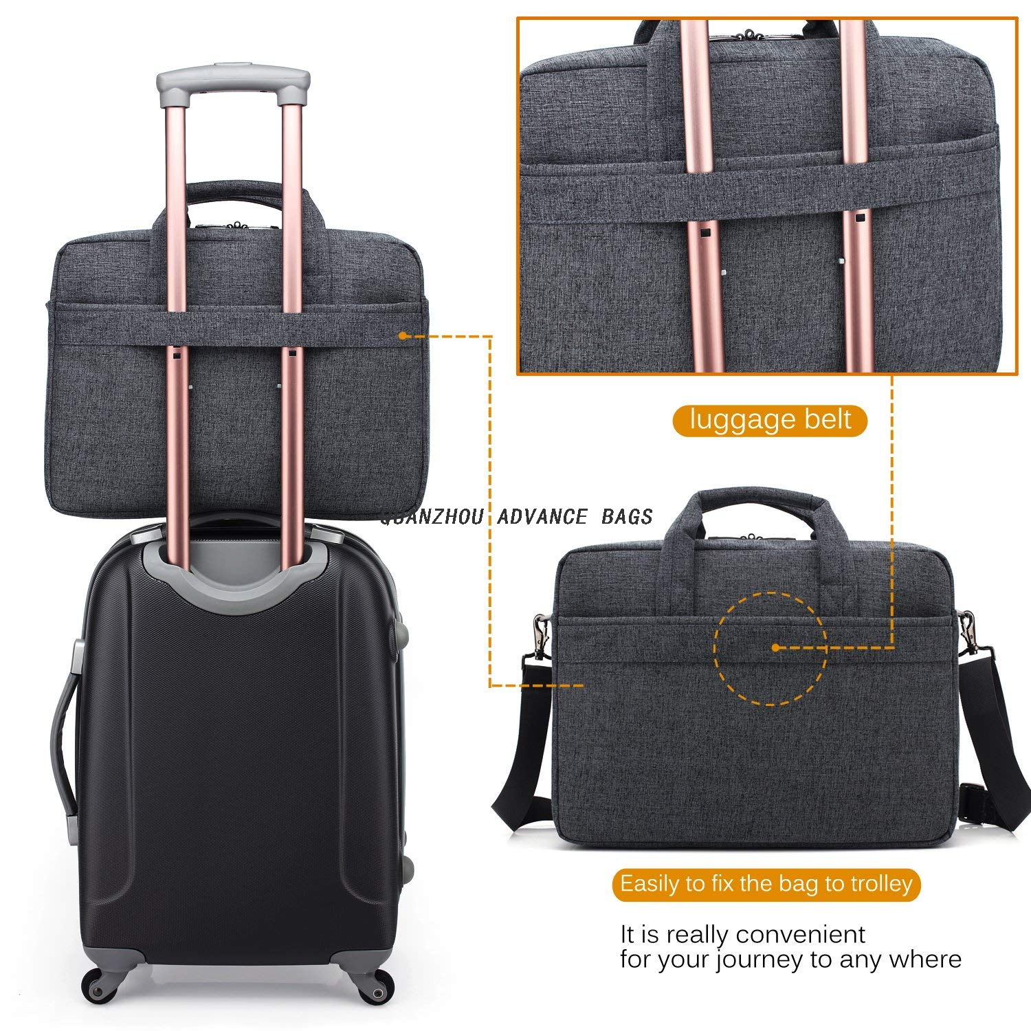 2021 Factory New Fashion Wholesale 15.6 Inch High Quality Business Bag Computer Messenger Laptop Bag
