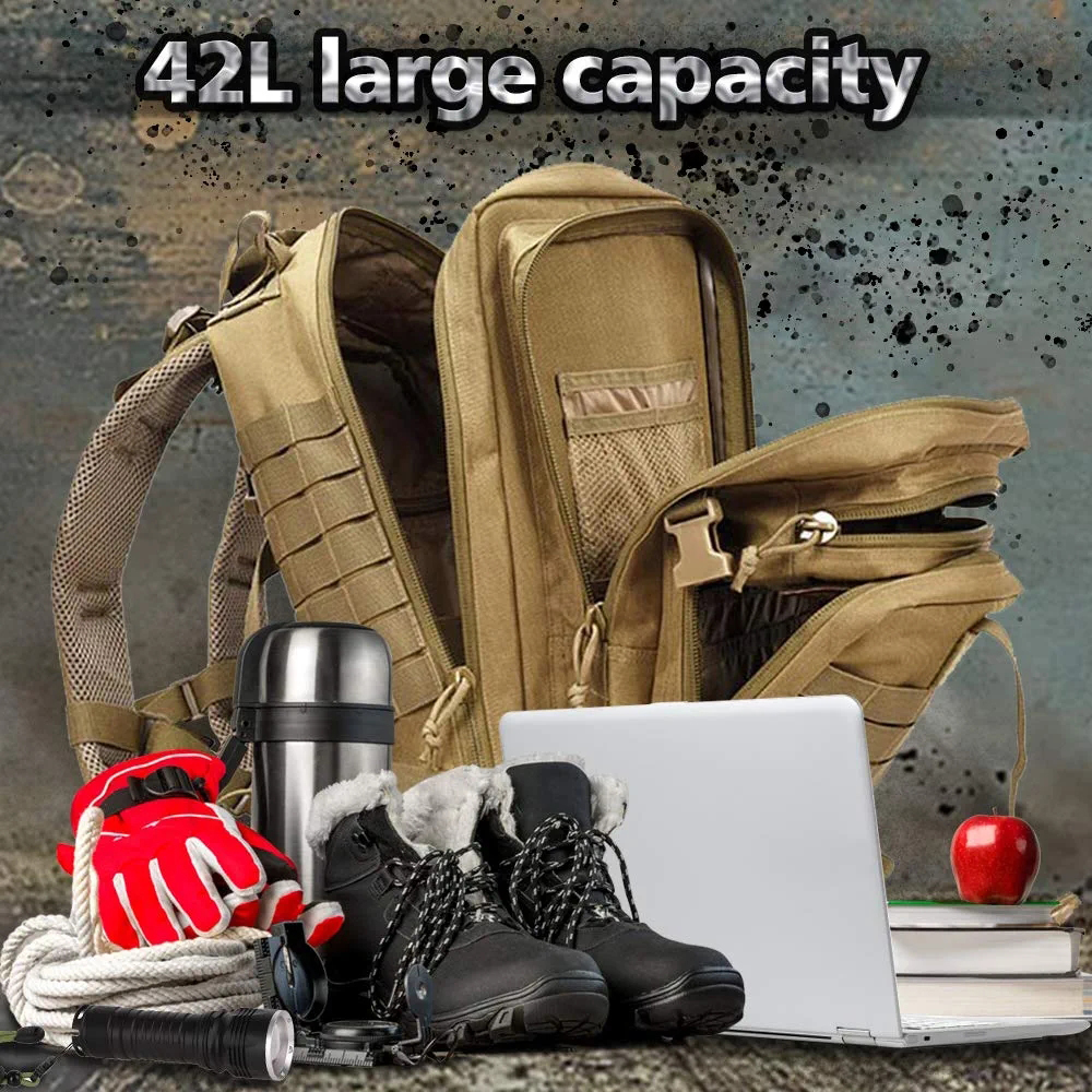 2023 Military Backpack Outdoor Travel Daypack Backpack Large Travel Backpack Carry On Backpack,HikingBackpack Waterproof Outdoor Sports Rucksack CasualDaypack Backpack Bag