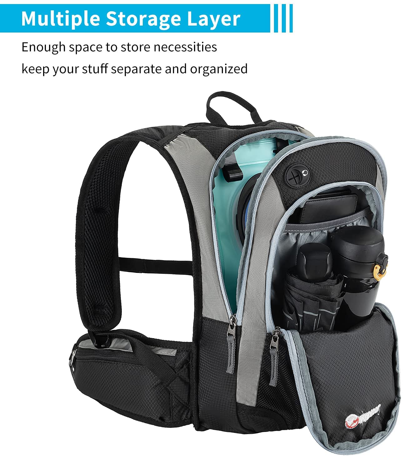 2021 Outdoor bicycle trail riding bag hiking sport men cycling running pack rugged hydration backpack Hydration Backpack Bag