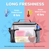  Portable Bag Picnic Bag Refrigerator Backpack Food Cooler Bags Fridge Bag Isothermal Camping Supplies Thermal Lunch Insulated Food Cooler Bag Outdoor Cooler bag