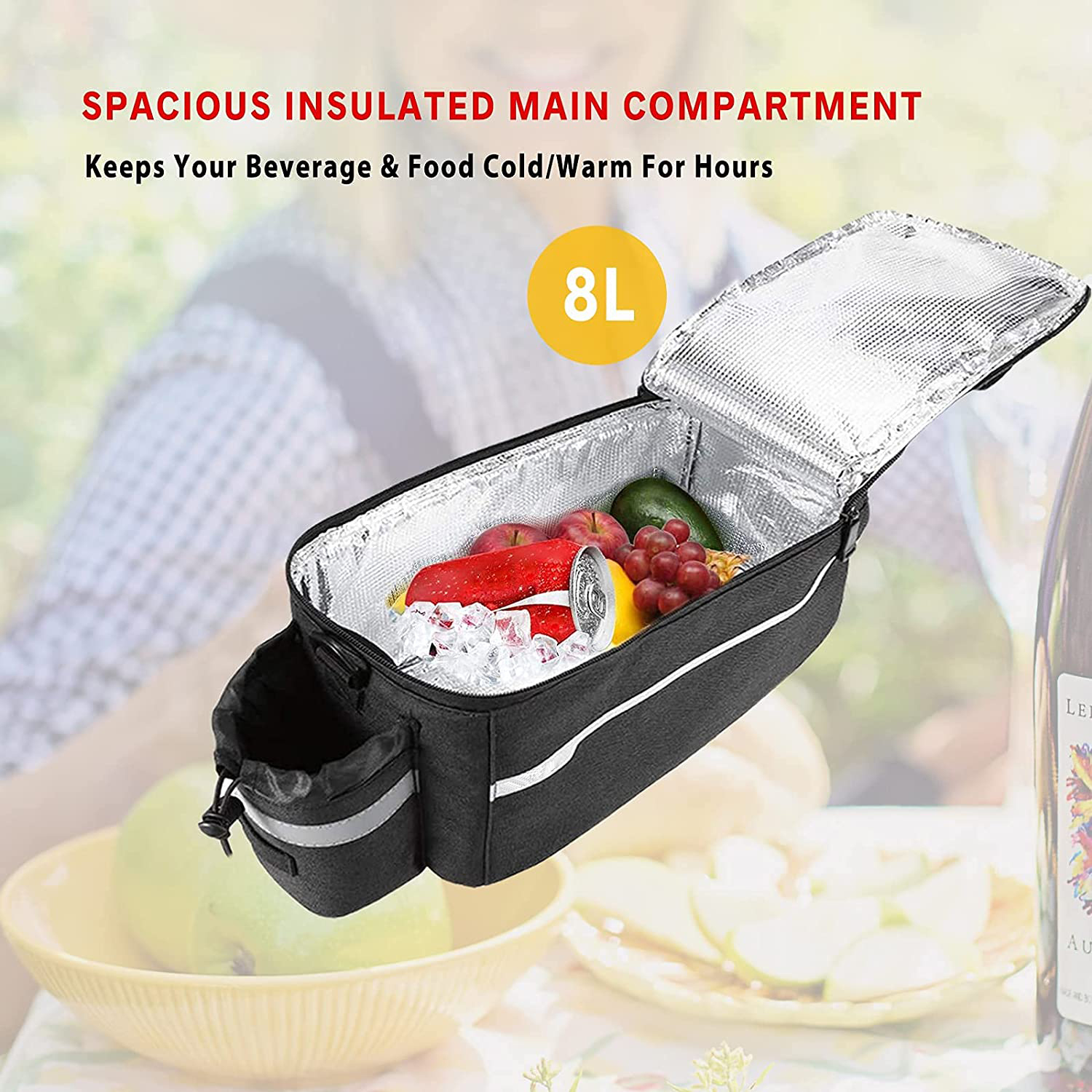 Professional Waterproof Travel Bike Carry Bag waterproof mountain bike road bike double pannier rear bag bicycle saddle rack travel bag for Frame