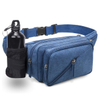 Fanny Pack Waterproof Waist Bag Pack Men Women Hip Bum Bag With Water Bottle Holder Adjustable Strap Suitable For Outdoors Workout Traveling Hiking Cycling Walking Pouch Bag