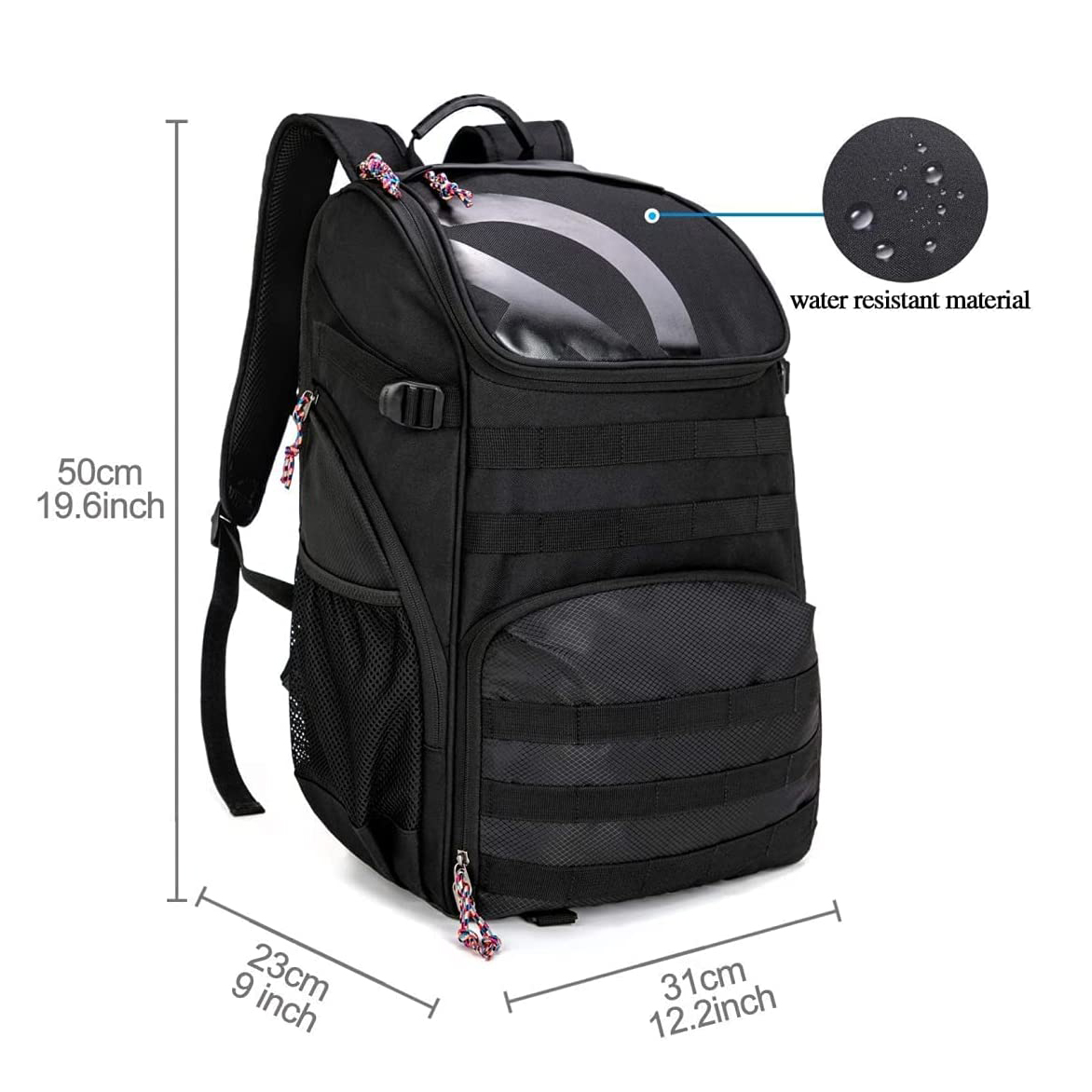 Basketball Backpack for Men Soccer Bag with BallCompartment & Shoe Compartment for Basketball, Soccer,Volleyball Training