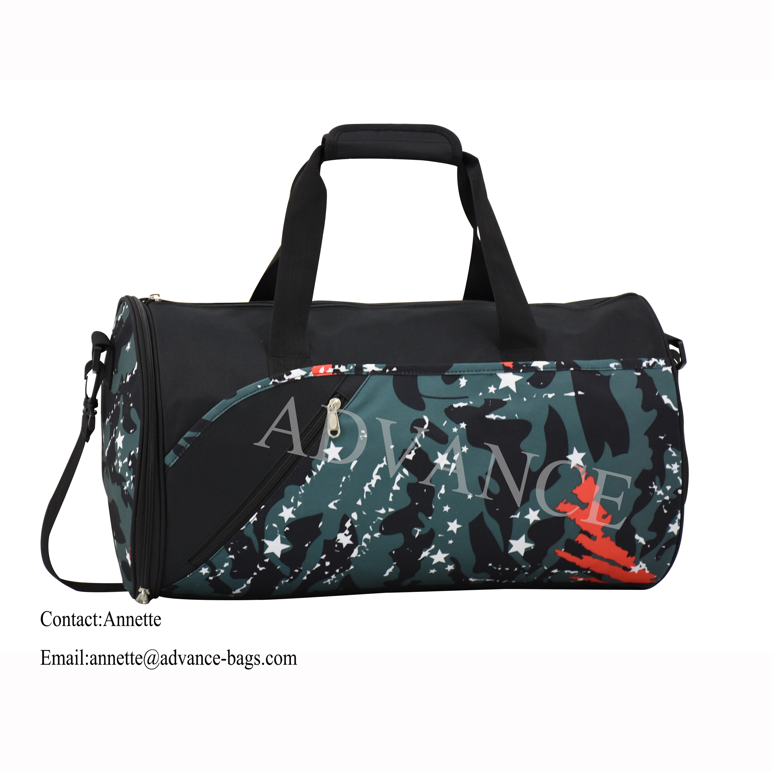 2021 Advance Custom Luggage travel bags high capacity gym sports outdoor compartment bag duffel Bag With Shoe Compartment
