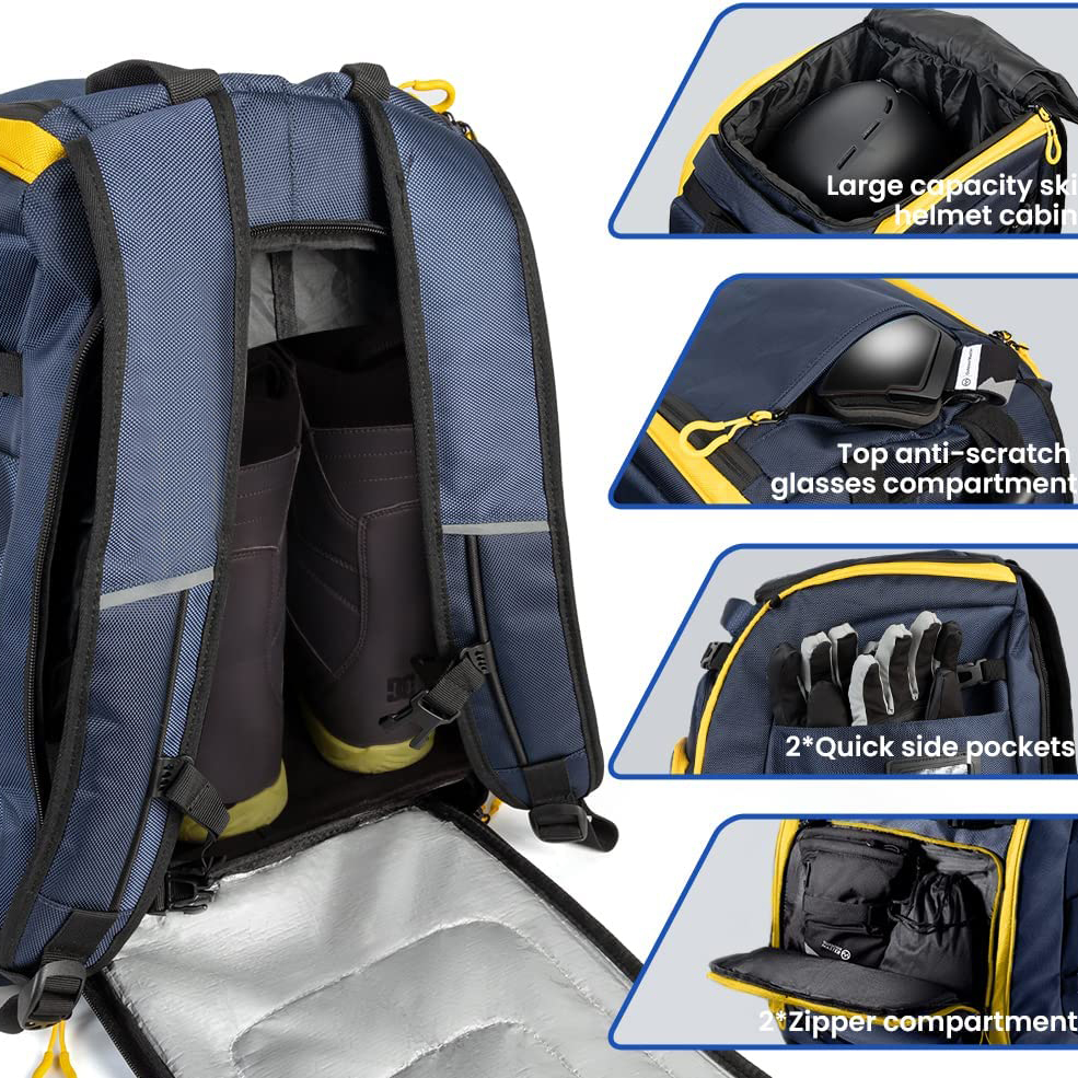 Multifunctional Factory Ski Boot Bag Outdoor Sport Snowboard Backpack Bag Camping Hiking Knapsack lightweight Snowboard Bag