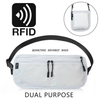 2021 Hot Sale RFID Fashionable Passport Waist Bag Phone Polyester Sport Running Outdoor Fanny Travel For Men and Women