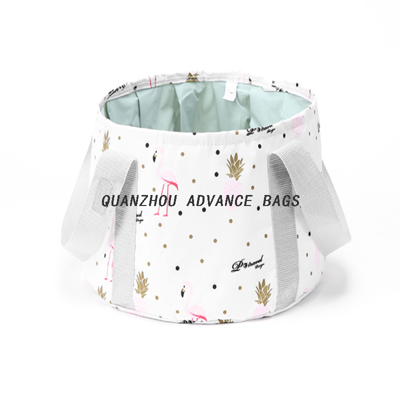 High Quality Advance Multipurpose Foldable Bucket Travel Storage Bag Portable Light Travelling Foot Bath Tub Bag