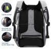  Anti-theft Travel business Backpack USB Charginig Outdoor Sport and leisure Black backpack Laptop Backpack 