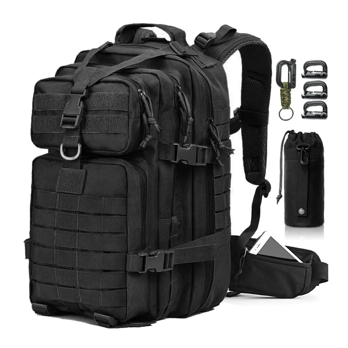 2023 Military Backpack Outdoor Travel Daypack Backpack Large Travel Backpack Carry On Backpack,HikingBackpack Waterproof Outdoor Sports Rucksack CasualDaypack Backpack Bag