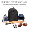 GYM Basketball Backpack for Men Soccer Bag with BallCompartment & Shoe Compartment for Basketball, Soccer,Volleyball Training