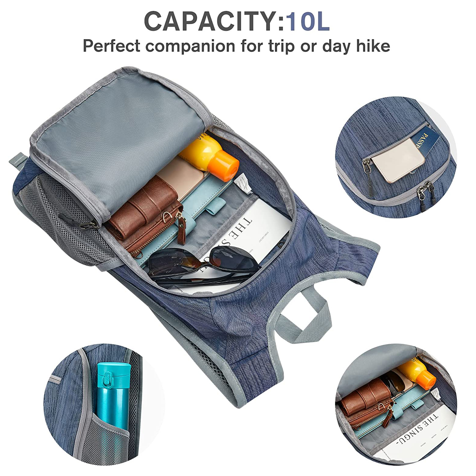 2021 Fashion Wholesale Foldable Ultralight Bagpack Camping Outdoor Sports Custom Bag Waterproof Hiking Travel Climbing Backpacks