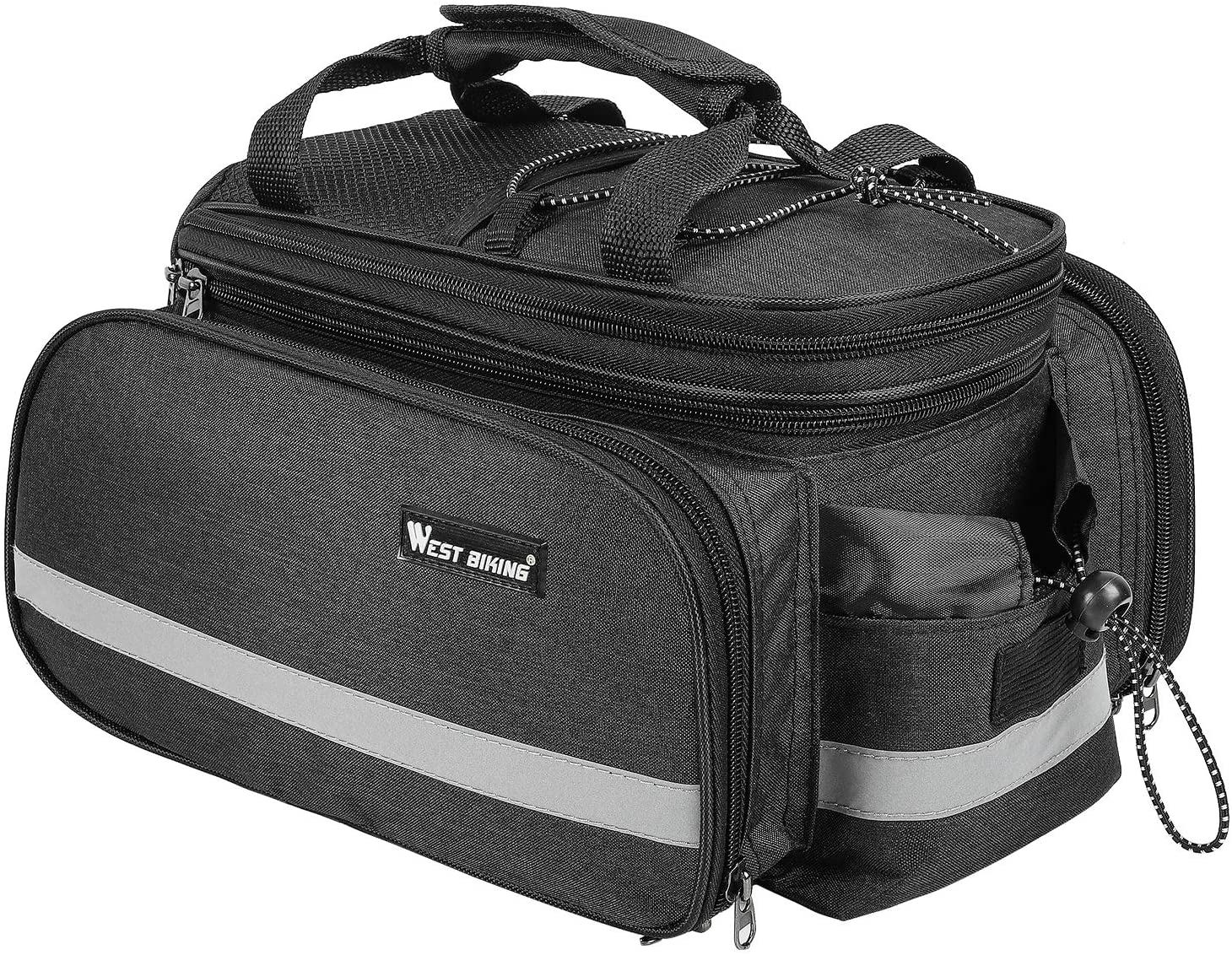 Professional Waterproof Travel Bike Carry Bag waterproof mountain bike road bike double pannier rear bag bicycle saddle rack travel bag for Frame