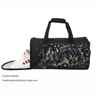 2021 Advance Custom Luggage travel bags high capacity gym sports outdoor compartment bag duffel Bag With Shoe Compartment