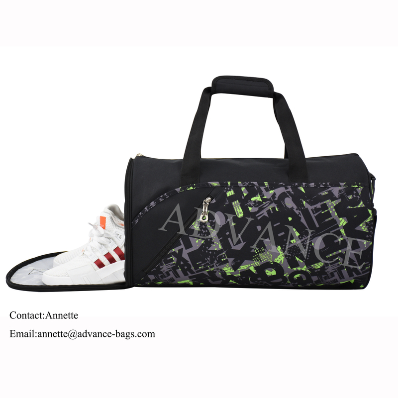 2021 Advance Custom Luggage travel bags high capacity gym sports outdoor compartment bag duffel Bag With Shoe Compartment