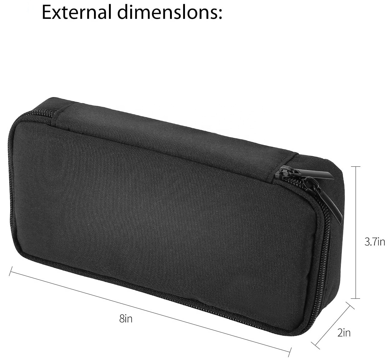 Pencil Bag Pen Case Large Capacity Students Stationery Pouch Pencil Holder Desk Organizer with Double Zipper