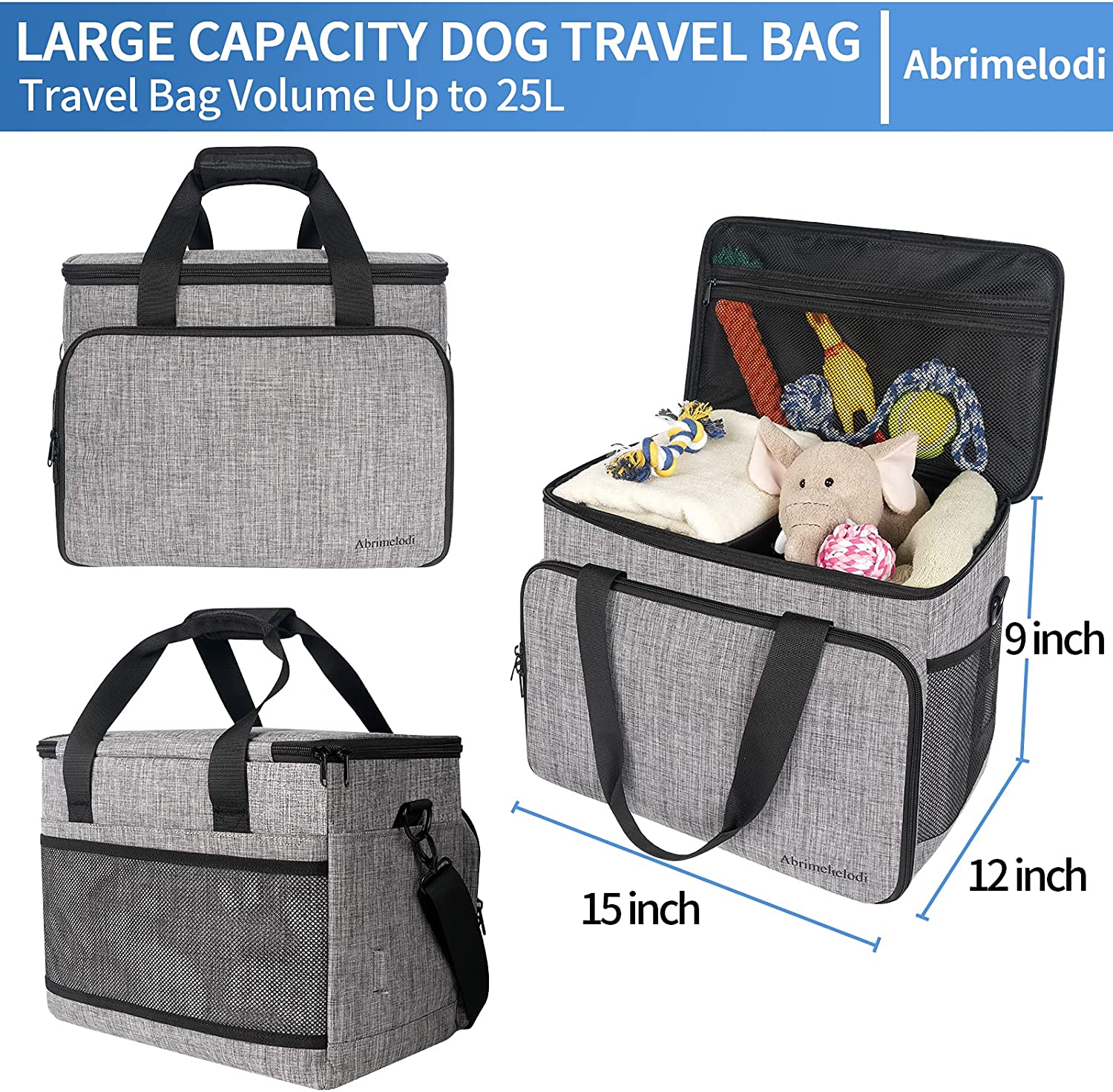  New Premium Pet Outdoor Travel Bag Tote Pet Organizer Bag for Dog and Cat 
