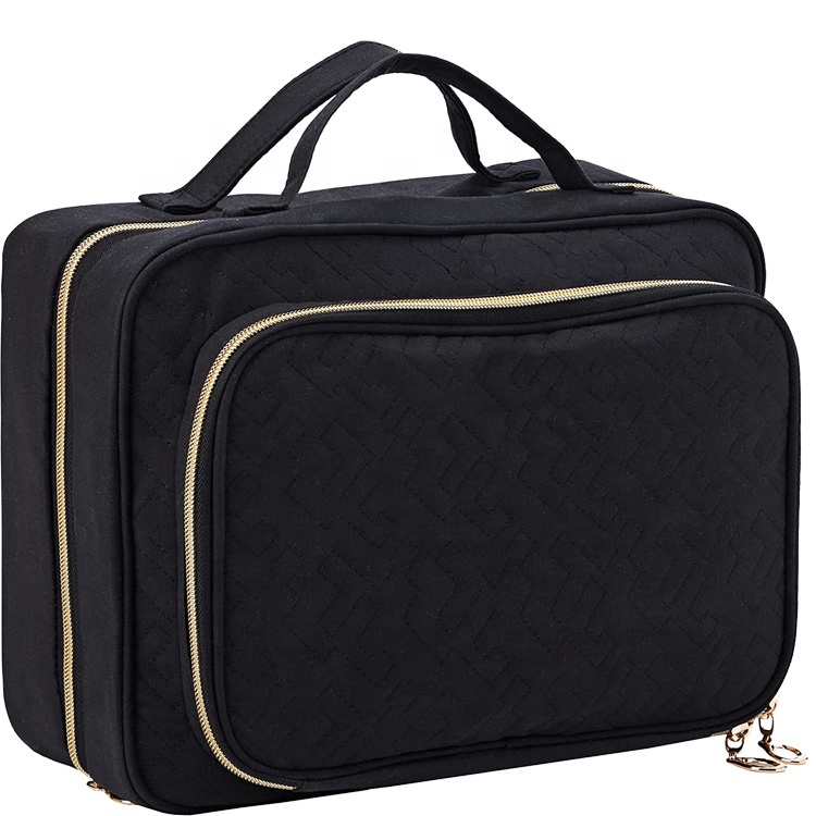 Water-resistant Makeup Cosmetic Bag Travel Toiletry Organizer Folderbale Cosmatic Bag