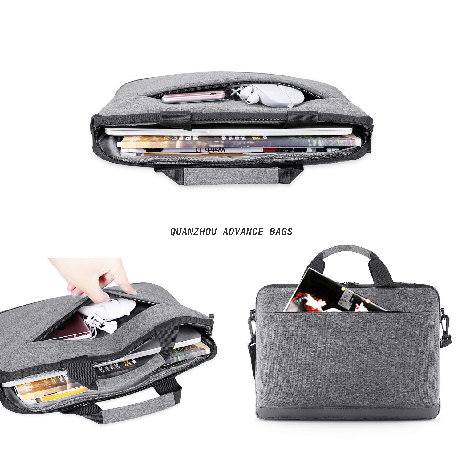 2021 Hot Sale 15.6 inch Factory Custom Laptop Bag and Cases High Quality Business Bag Computer Messenger Bag