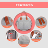 Portable Bag Picnic Bag Food Cooler Bags Fridge Bag Isothermal Camping Supplies Thermal Lunch Insulated Food Cooler Bag Outdoor Cooler bag