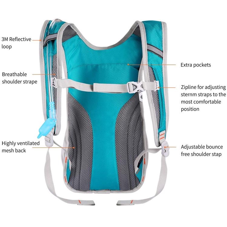 2021 Outdoor bicycle trail riding bag hiking sport men cycling running pack rugged hydration vest backpack Hydration Backpack Bag