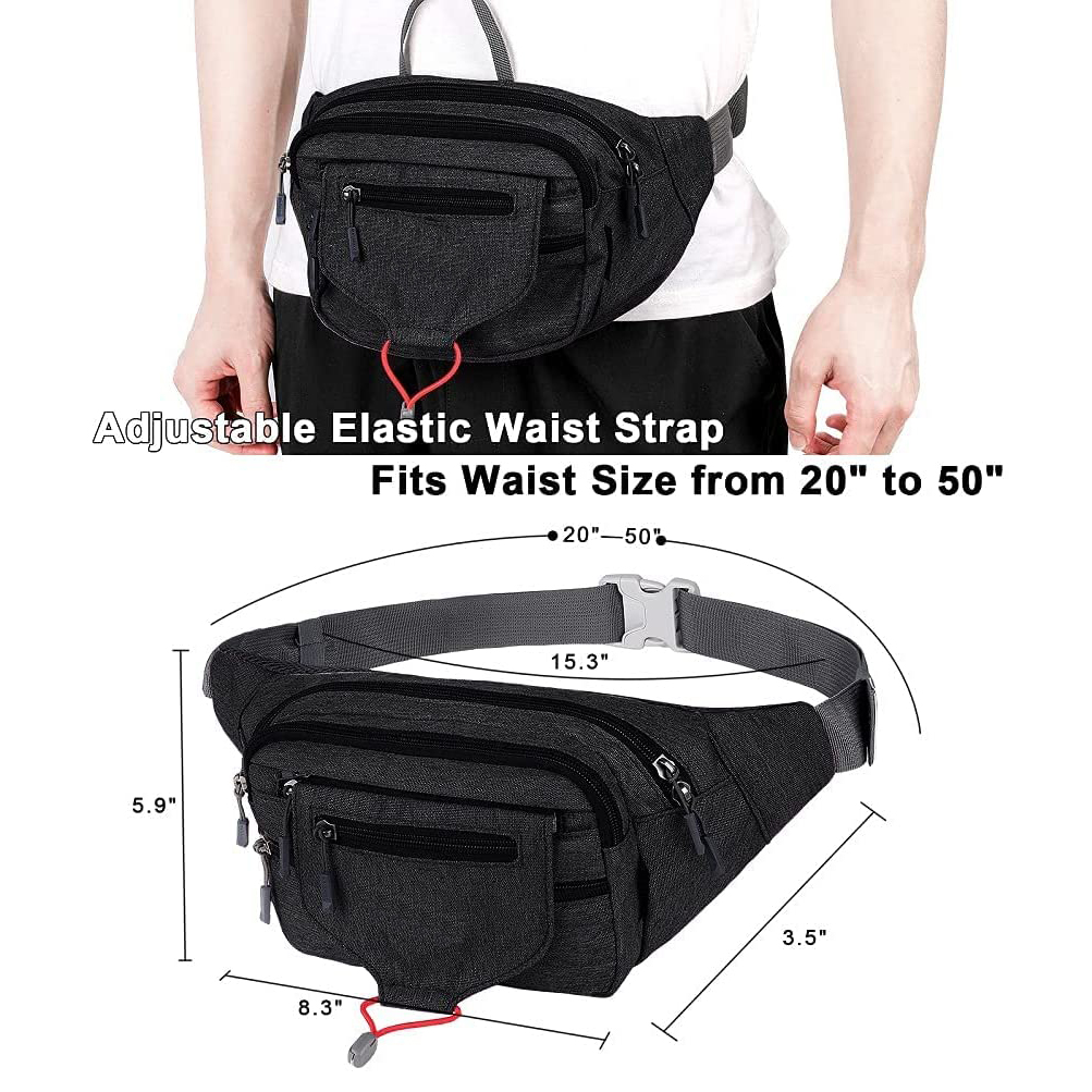 High Quality Colorful Outdoor Sport Running Bicycle Waist Bag Custom Logo Simple Men Women Casual Waist Bag Fanny Pack
