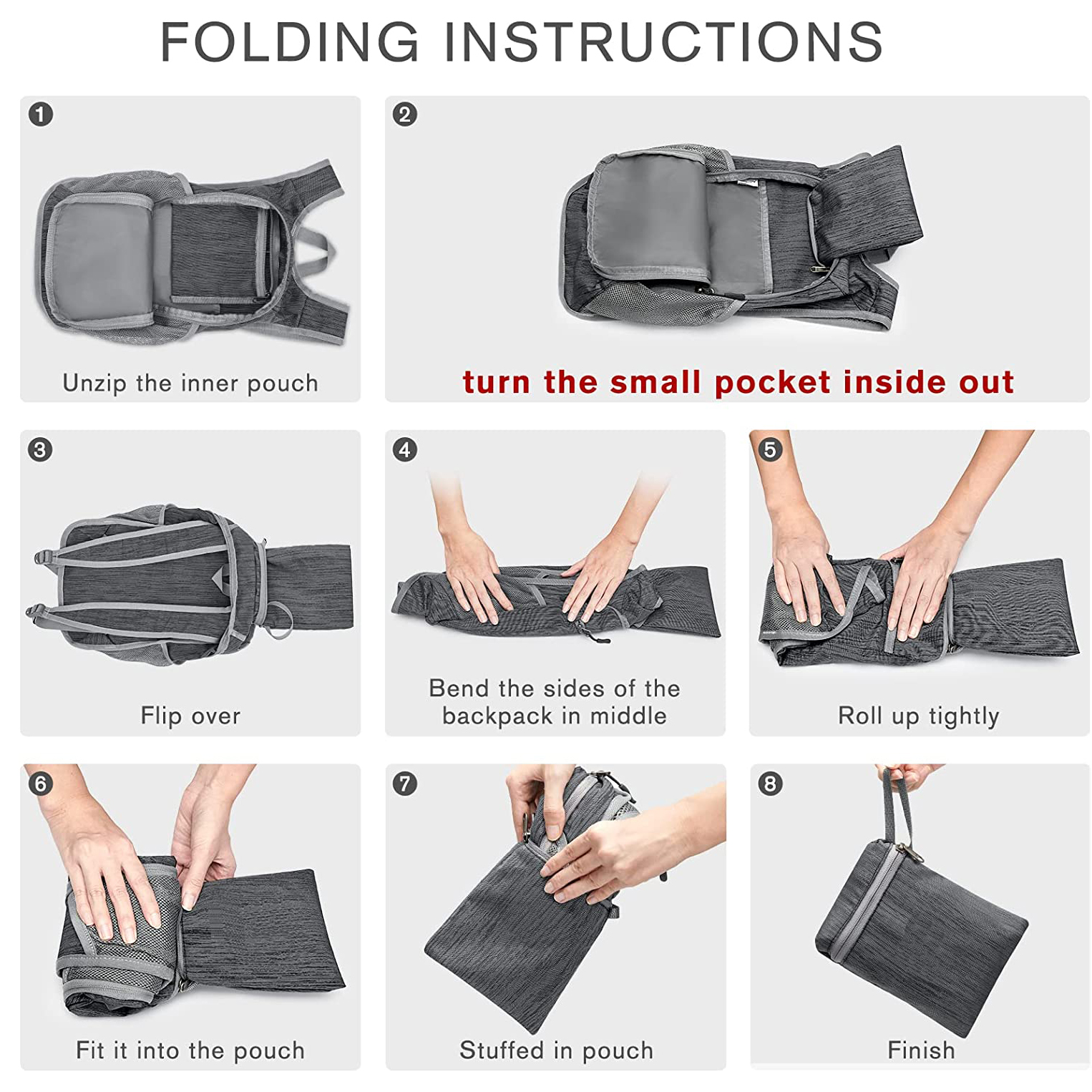 2021 Fashion Wholesale Foldable Ultralight Bagpack Camping Outdoor Sports Custom Bag Waterproof Hiking Travel Climbing Backpacks