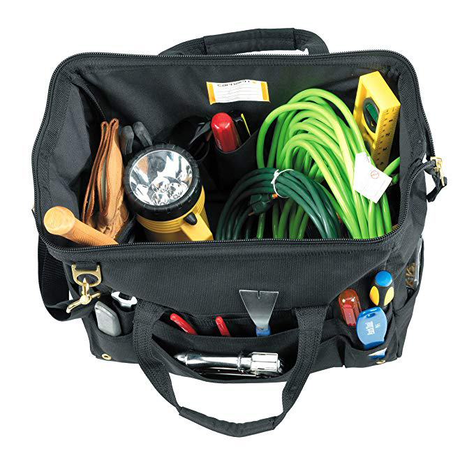 Custom Multifunctional Lightweight Heavy Duty Electrician Tool Shoulder Bag Storage Bag 
