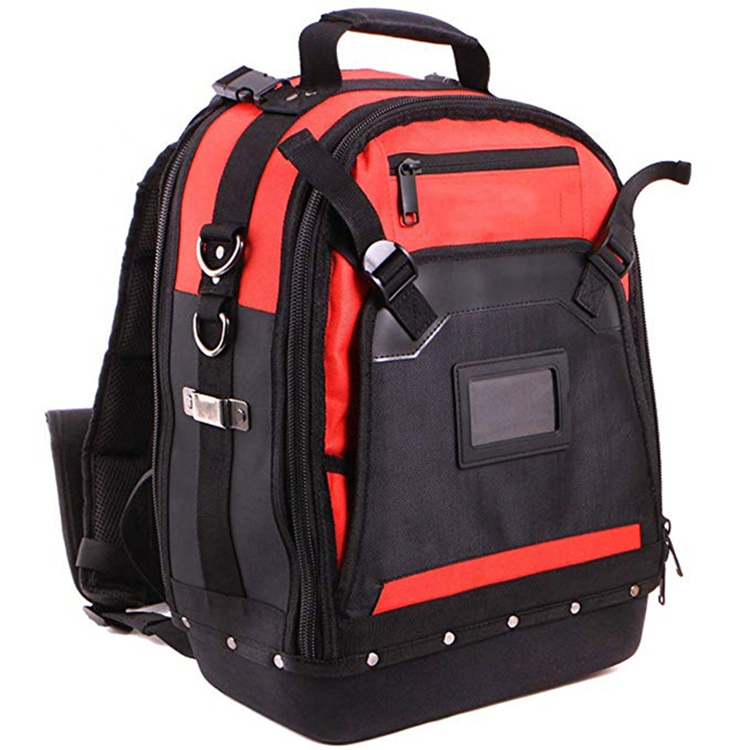 Custom Multifunctional Lightweight Heavy Duty Electrician Tool Shoulder Bag Storage Bag 