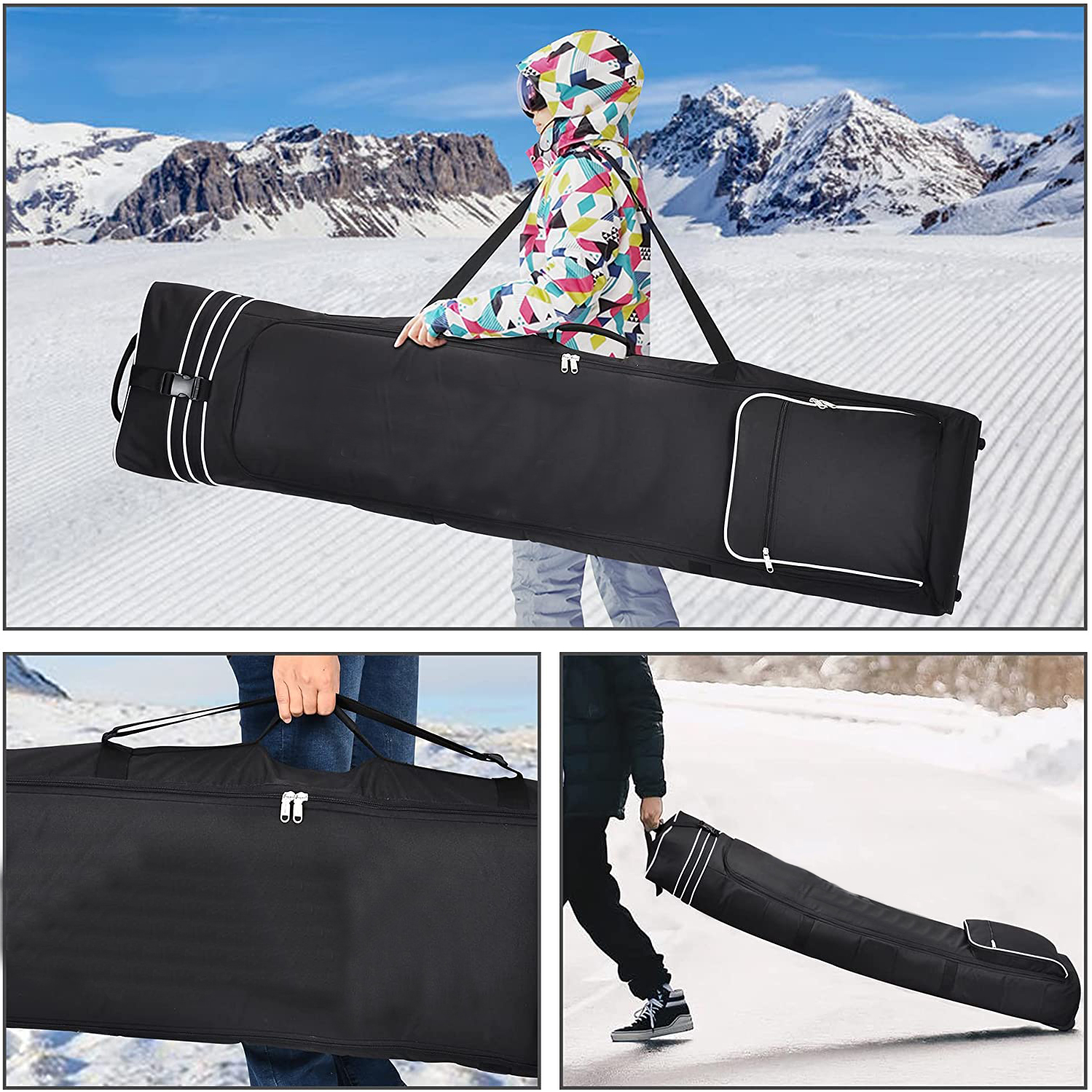 Multifunctional Factory Outdoor Sport Snowboard Bag Camping Hiking Knapsack lightweight Snowboard Bag