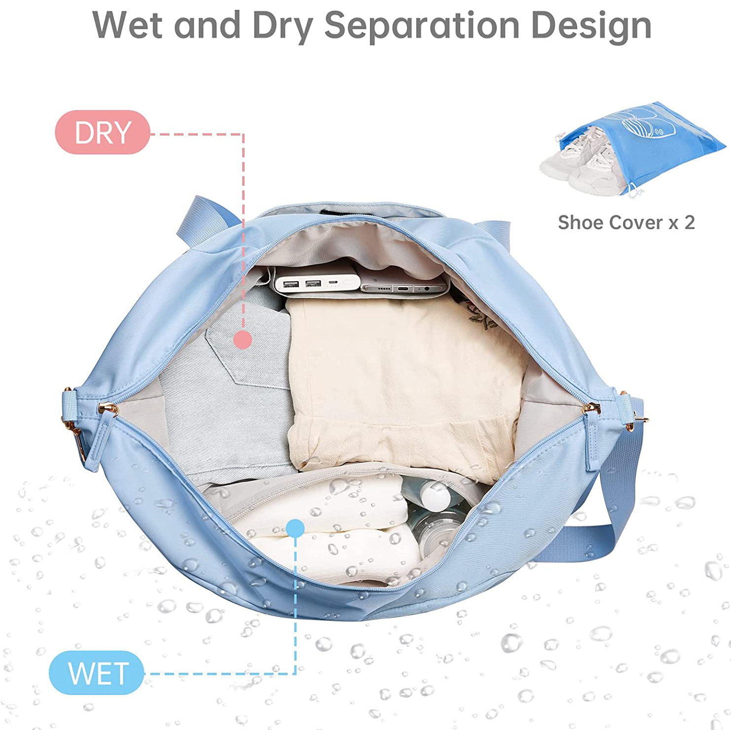 Travel Bag Gym Bag Sports bag Travel bag Duffel Bags Durable Waterproof Fitness Workout bag Tote bag Handbag