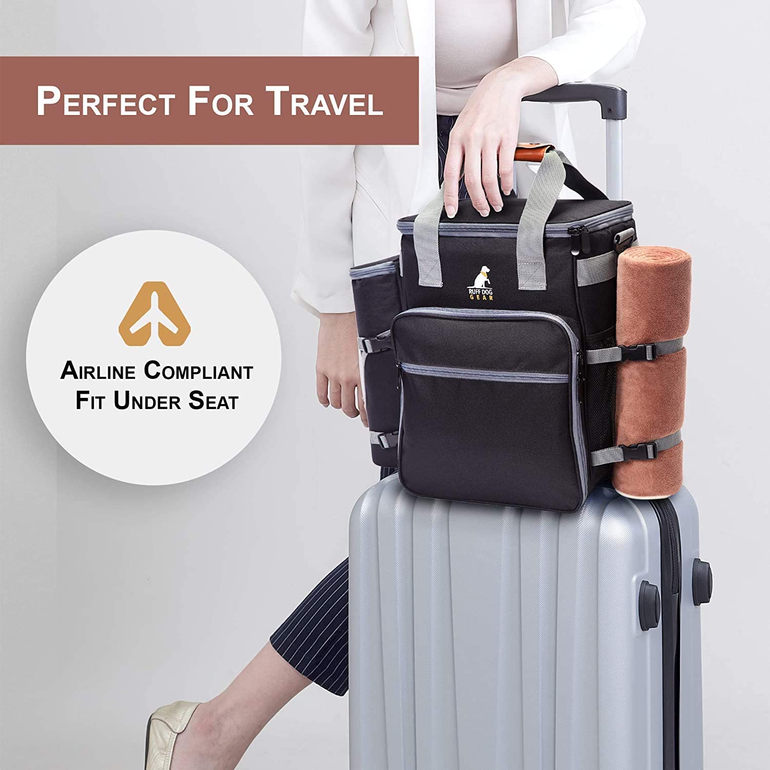 2021 New Premium Pet Travel Bag Tote Pet Organizer Bag for Dog and Cat