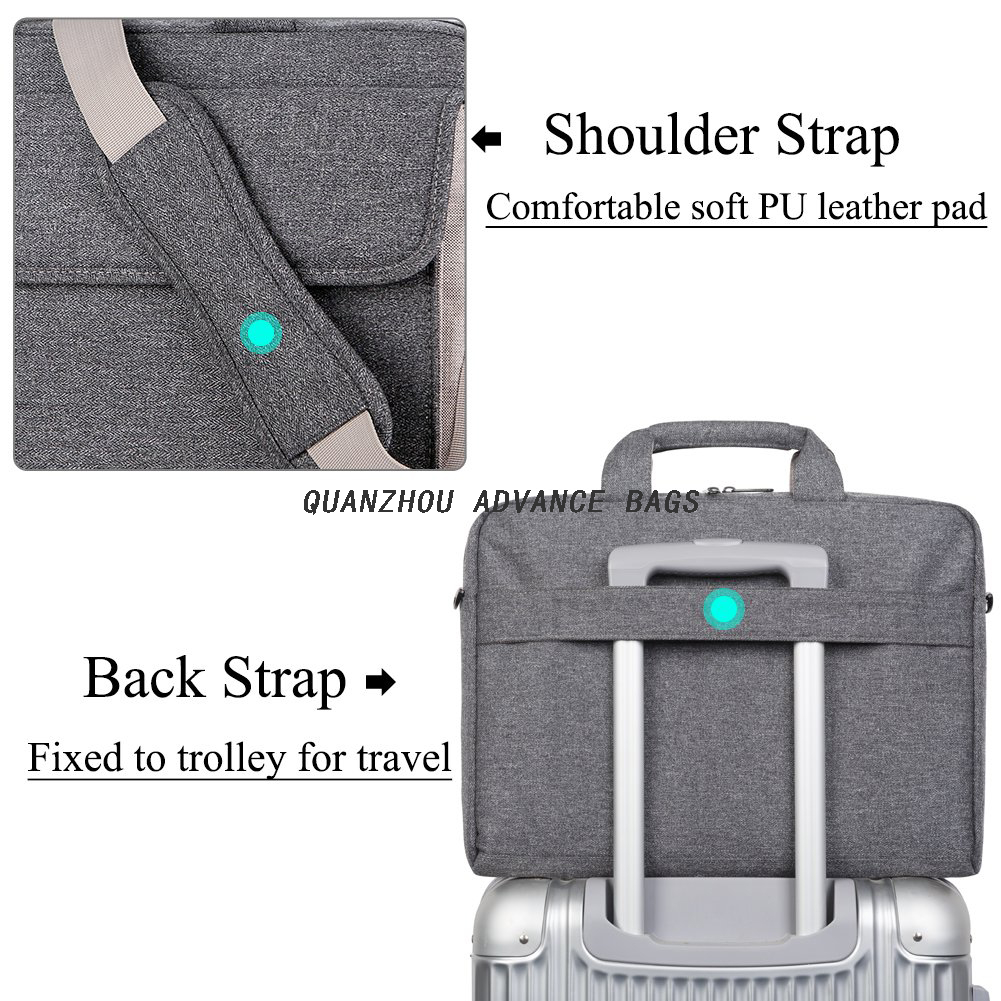 Custom 15.6 inch Factory Custom Laptop Bag and Cases High Quality Business Bag Computer Messenger Bag