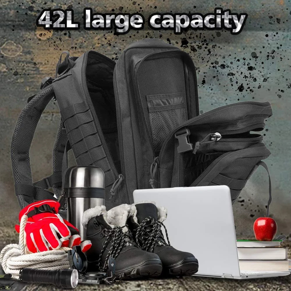 2023 Military Backpack Outdoor Travel Daypack Backpack Large Travel Backpack Carry On Backpack,HikingBackpack Waterproof Outdoor Sports Rucksack CasualDaypack Backpack Bag
