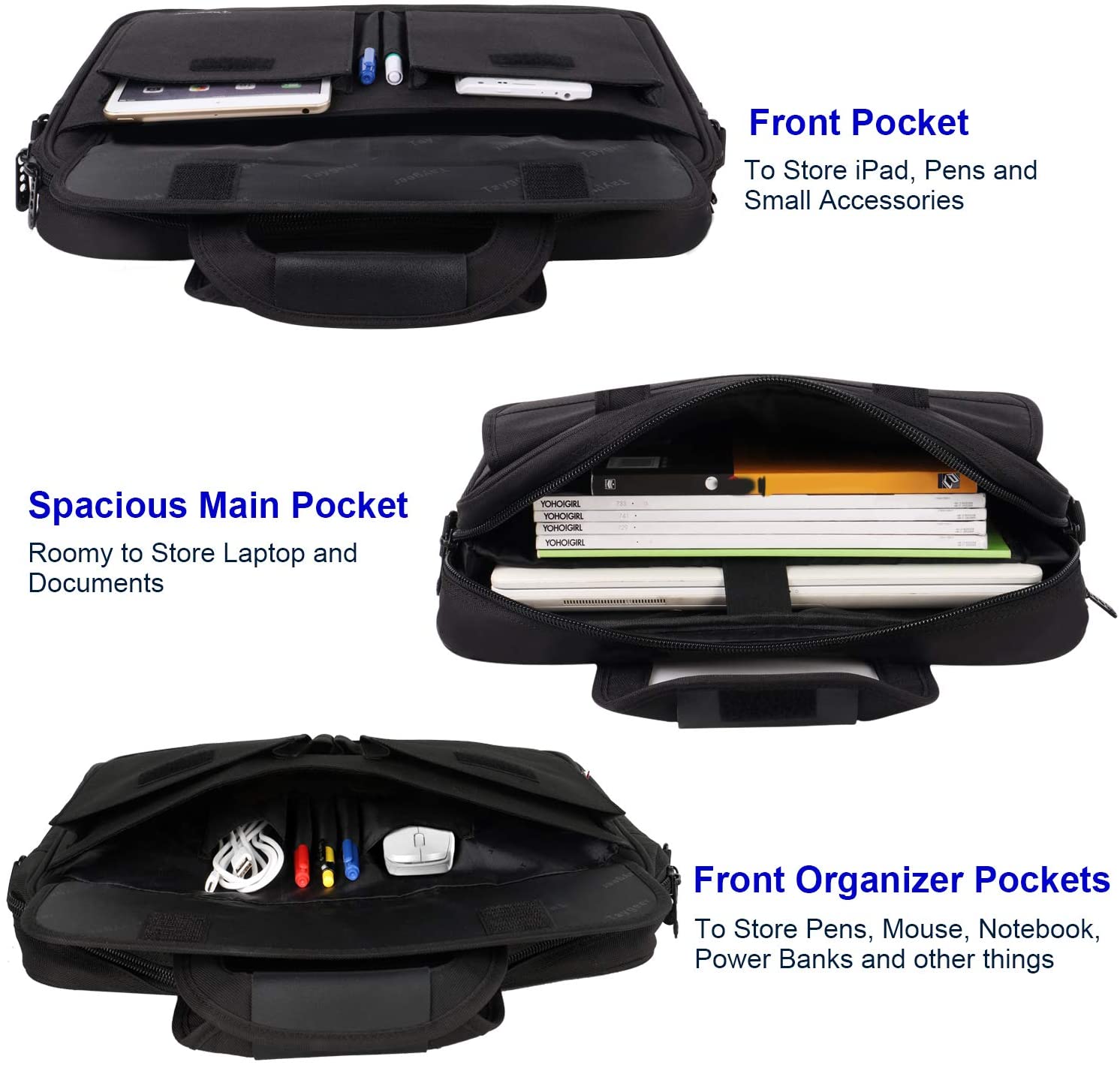 Computer Messenger Bag Custom 15.6 inch Factory Custom Laptop Bag and Cases High Quality Business Bag 