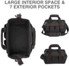 Custom Multifunctional Lightweight Heavy Duty Electrician Tool Shoulder Bag Storage Bag 