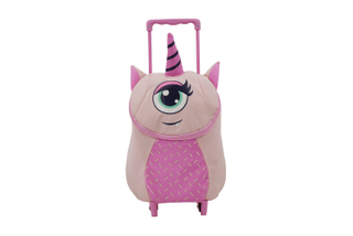 High-Capacity School kids Cartoon travel trolley bag roller backpack for Teens With wheeled