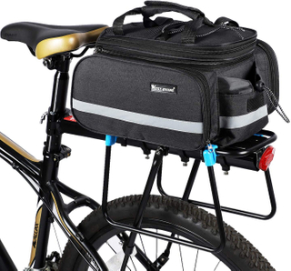 Professional Waterproof Travel Bike Carry Bag waterproof mountain bike road bike double pannier rear bag bicycle saddle rack travel bag for Frame