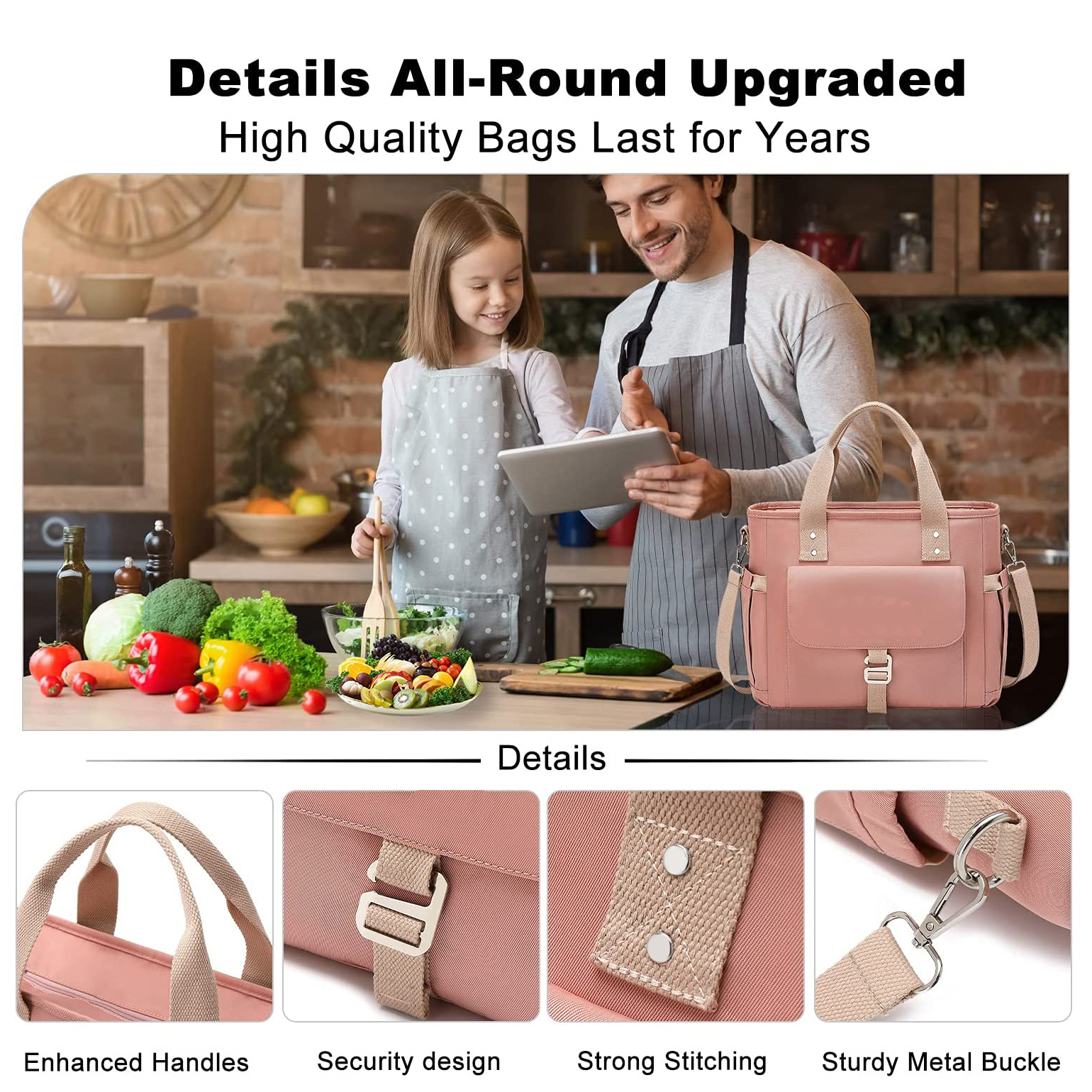  Portable Bag Picnic Bag Refrigerator Backpack Food Cooler Bags Fridge Bag Isothermal Camping Supplies Thermal Lunch Insulated Food Cooler Bag Outdoor Cooler bag